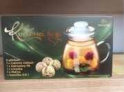 Dárková kazeta kvetoucí čaj s konvičkou r.2023